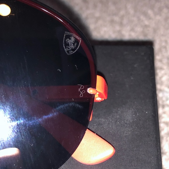 Ray Ban Ferrari Edition Red Aviators - Picture 3 of 7